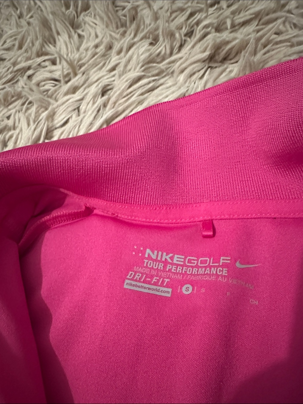 Nike golf sleeveless polo. - Picture 2 of 2